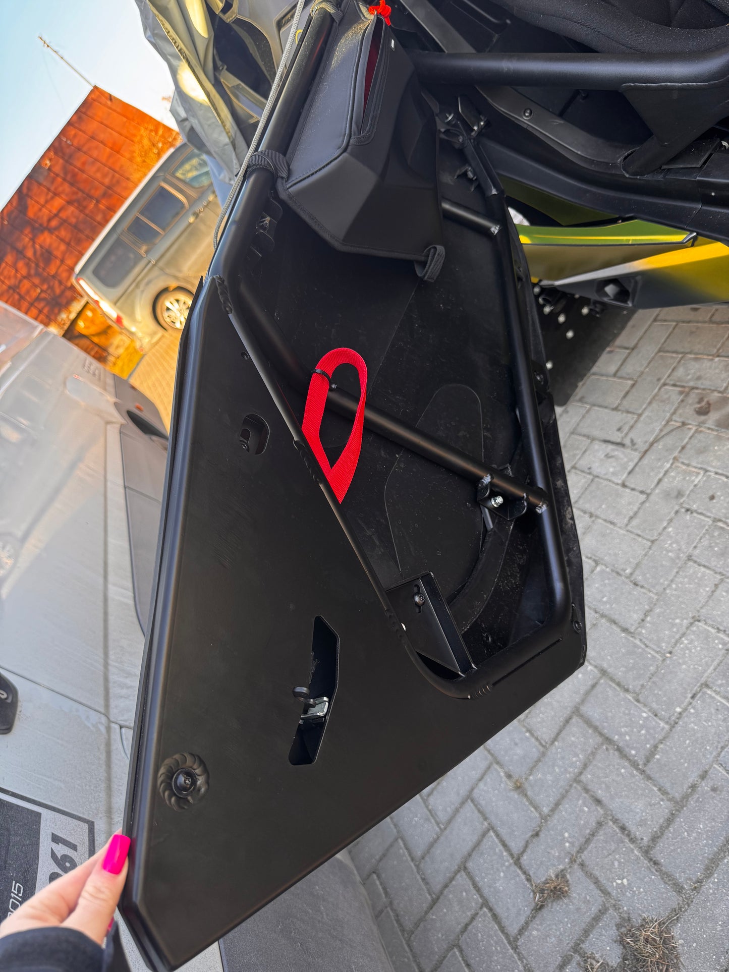Aluminiowe boczki drzwi komplet - Can-Am Maverick R