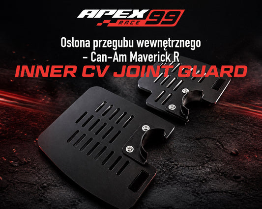 Osłona przegubu wewnętrznego - Can-Am Maverick R: Dodatkowa bariera przy skrzyni i wewnętrznych manszetach