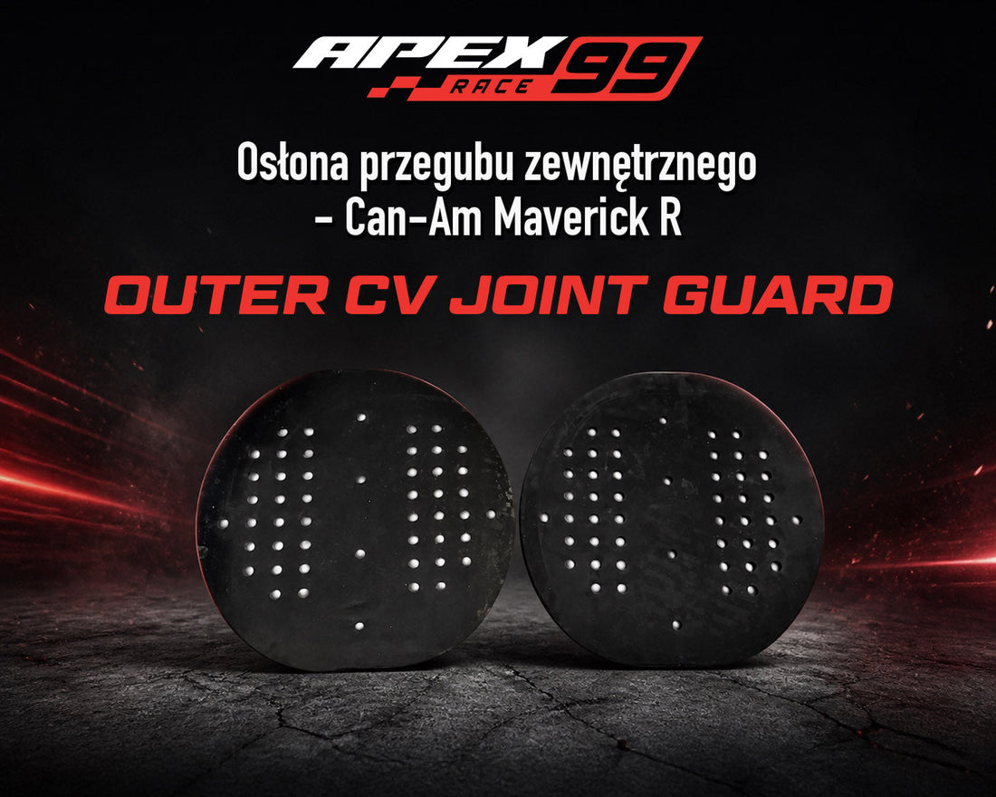 Osłona przegubu zewnętrznego - Can-Am Maverick R: Ochrona manszet tam, gdzie kamienie uderzają najczęściej