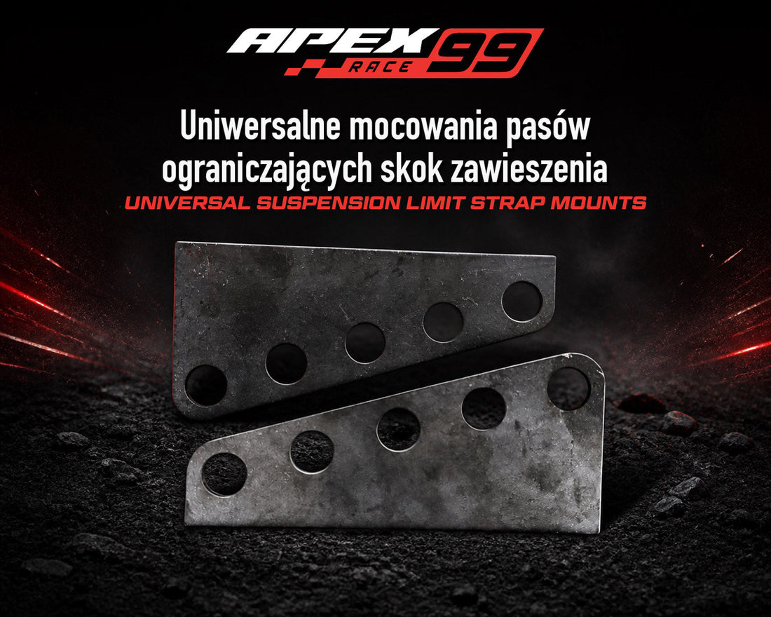 Uniwersalne mocowania pasów ograniczających skok zawieszenia: Kontrola maksymalnego wykrzyżu i ochrona elementów zawieszenia